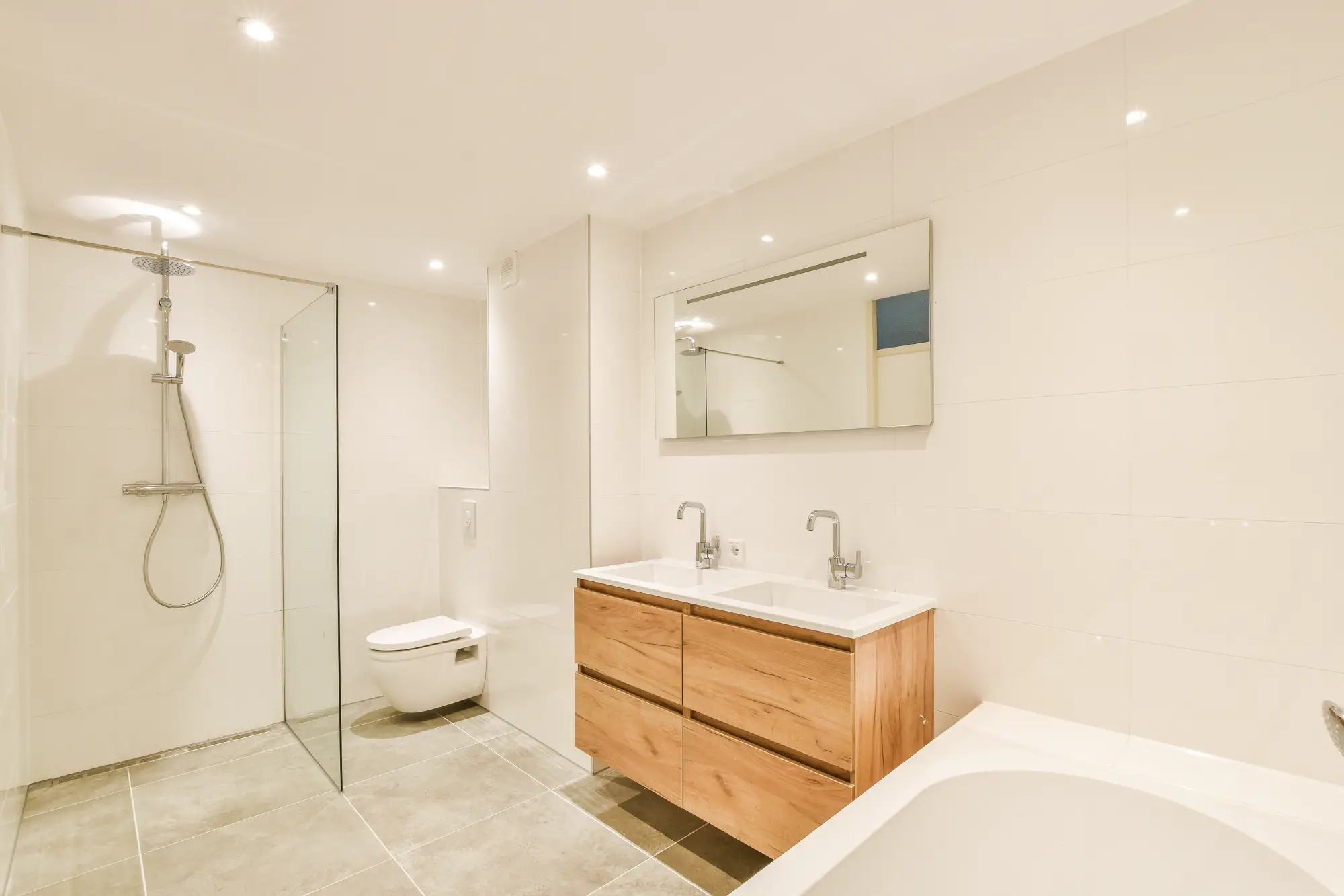 rénovation de salle de bain moderne